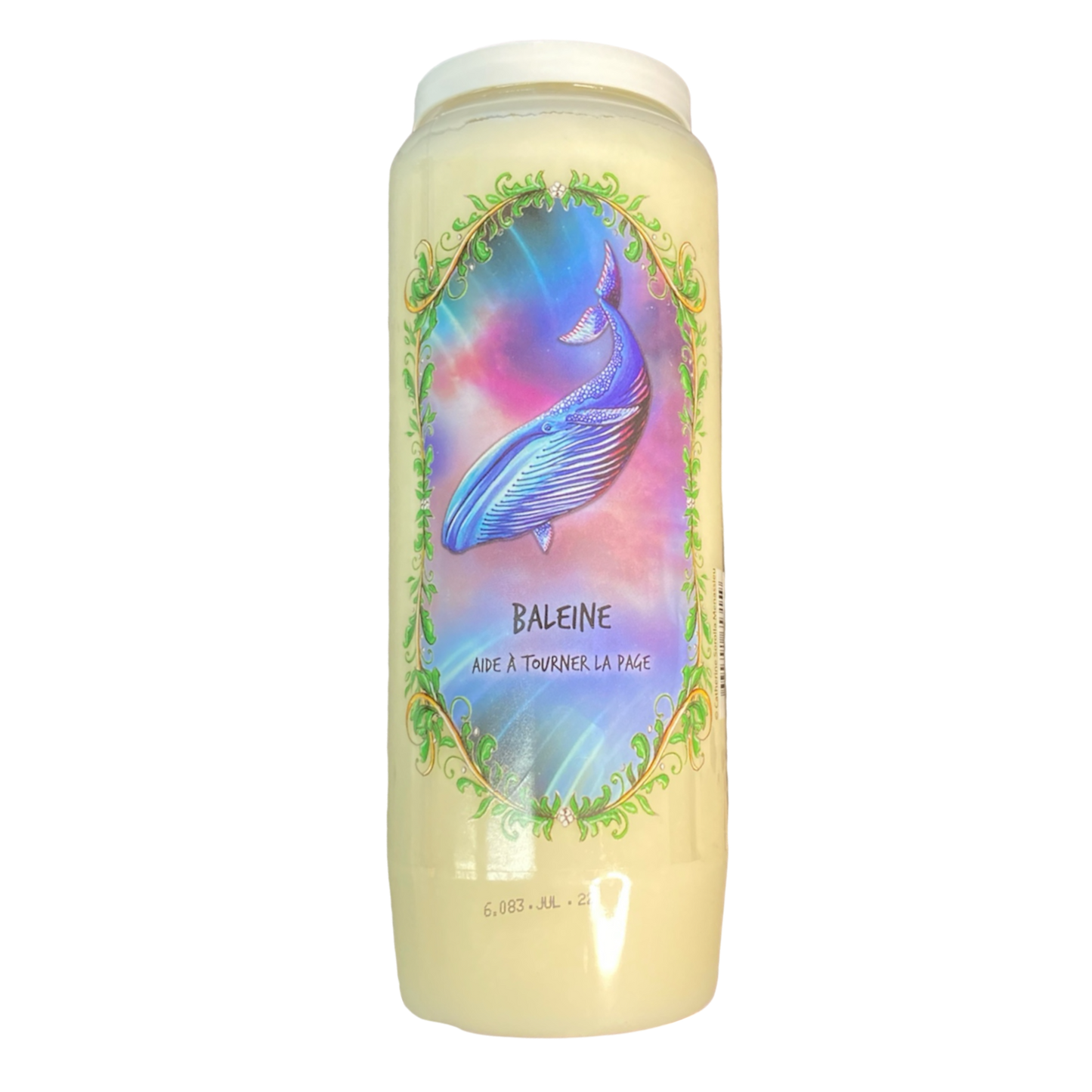 Bougie Baleine- aide à tourner la page
