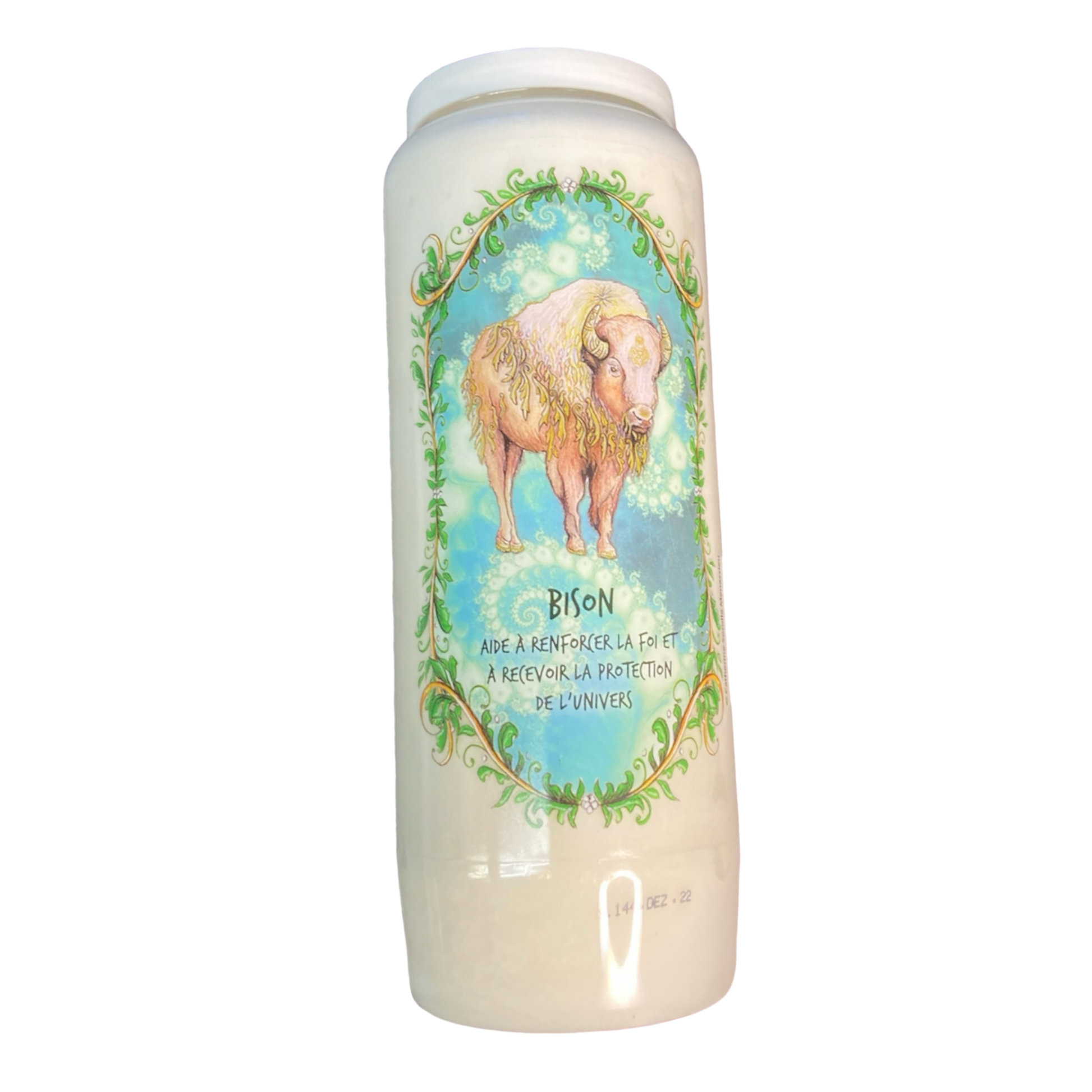 Bougie bison aide à renforcer la foi et recevoir la protection de l'univers