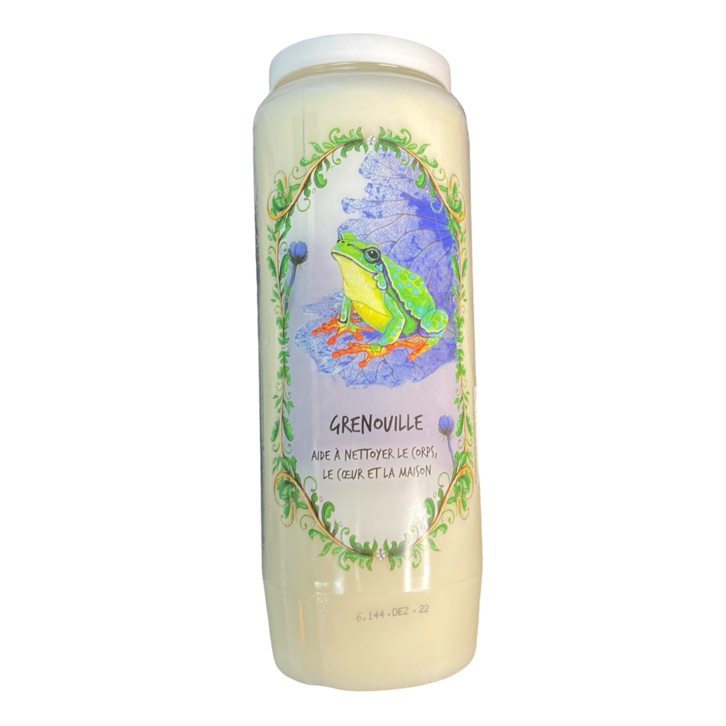 Bougie grenouille aide à nettoyer le corps, le coeur et la maison