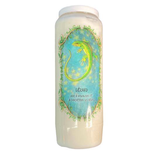 Bougie lézard aide à visualiser et à concrétiser ses rêves