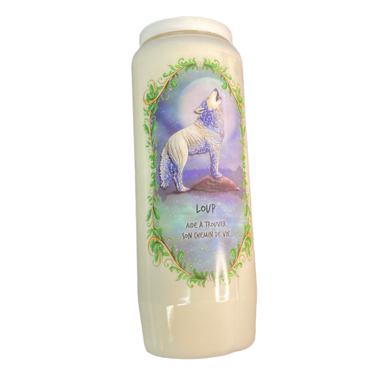 Bougie loup aide à trouver son chemin de vie