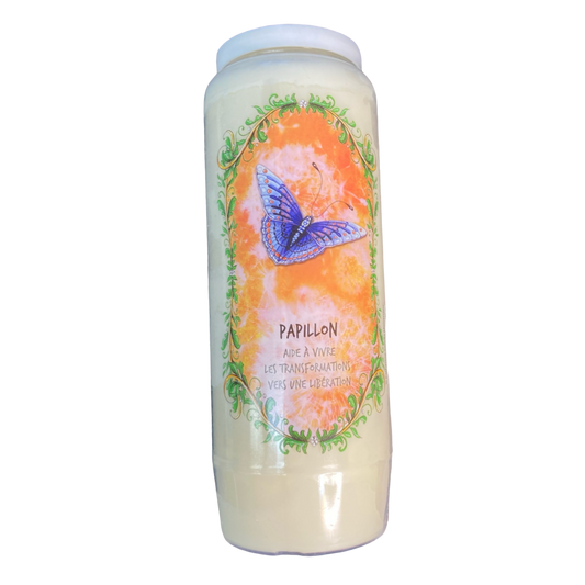 Bougie papillon - aide à vivre les transformations vers une libération