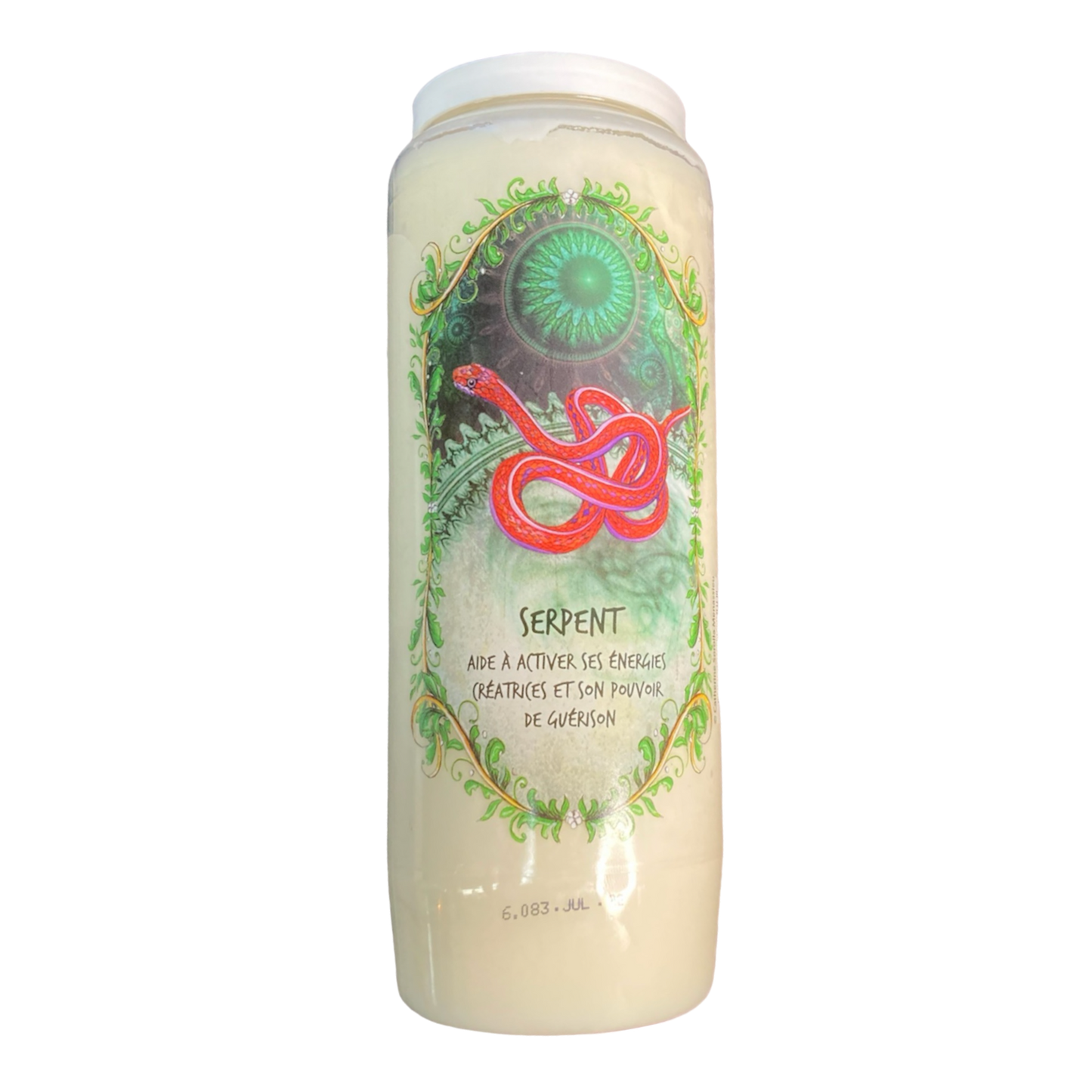 bougie serpent - aide à activer ses énergies créatrices et son pouvoir de guérison