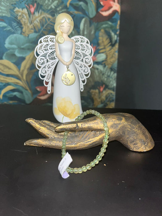 Bracelet apatite verte