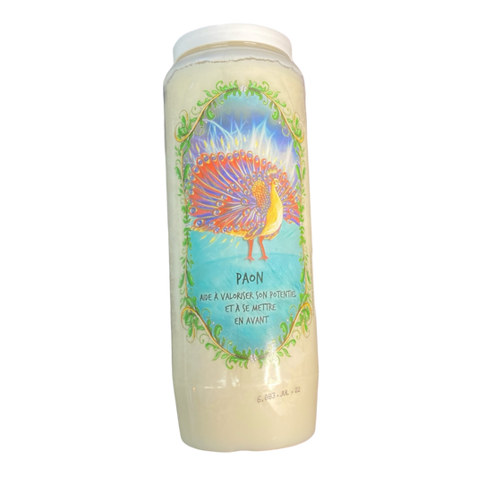 bougie paon aide à valoriser son potentiel et à se mettre en avant