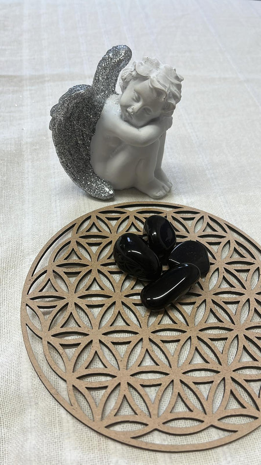 Pierres en obsidienne noir
