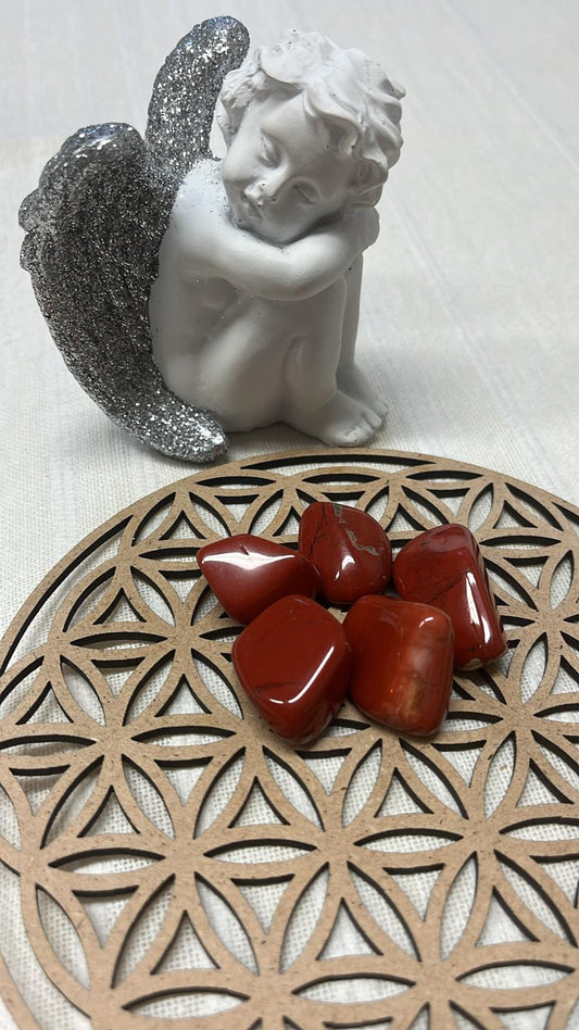 Pierres en jaspe rouge